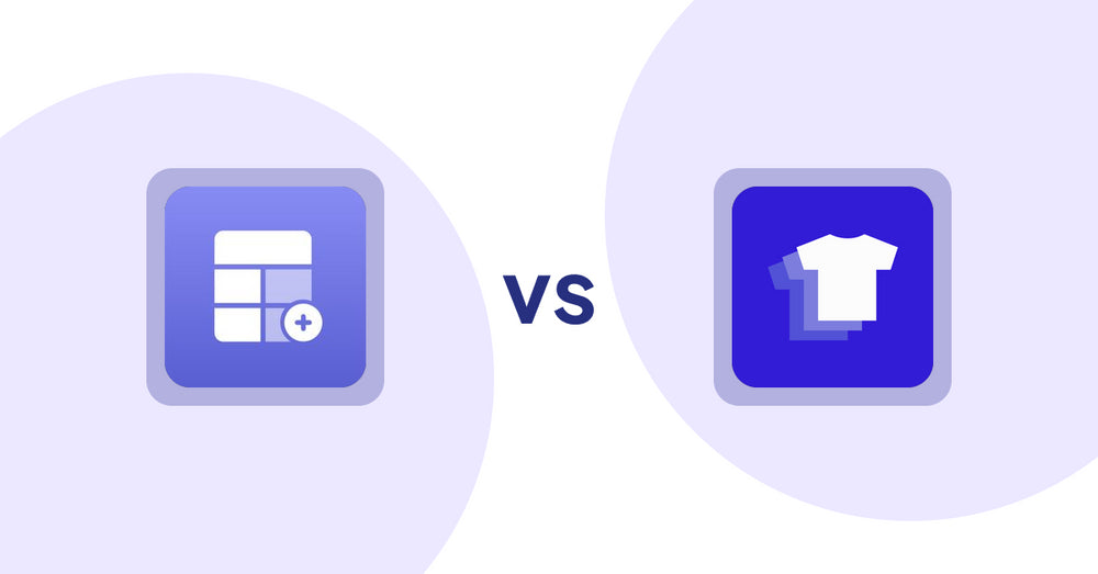 Shopify Product Display Apps: Eazy Specification Tags Table vs Xpander