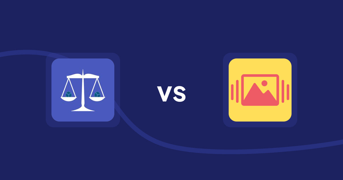 Shopify Product Display Apps: Equate ‑ Product Compare vs Slidy Testimonial Carousel