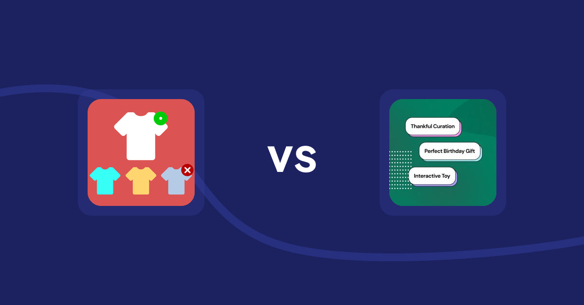 Shopify Product Display Apps: ST: Product & Collection Sort vs FeatureFrame ‑ Pretty Product