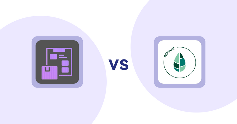Shopify Product Display Apps: TezPDF: Product Catalogs vs Peftrust