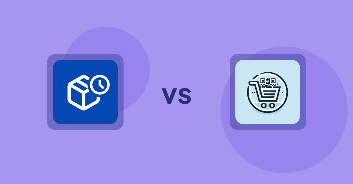 Shopify Product Display Apps: PreOrder Alpha vs QR Cartify