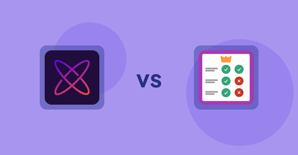 Shopify Product Display Apps: Meteor Mega Menu & Navigation vs Pretty Comparison Tables