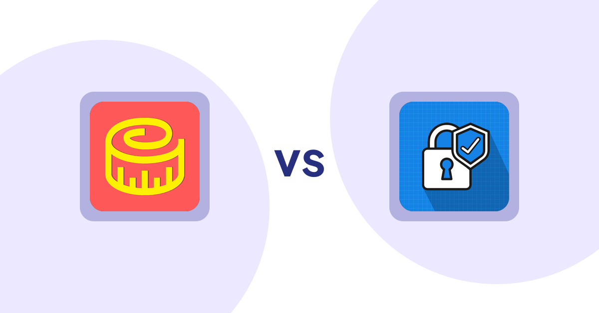 Shopify Product Display Apps: Snake Size Chart & Size Guide vs B2B Essential Locks