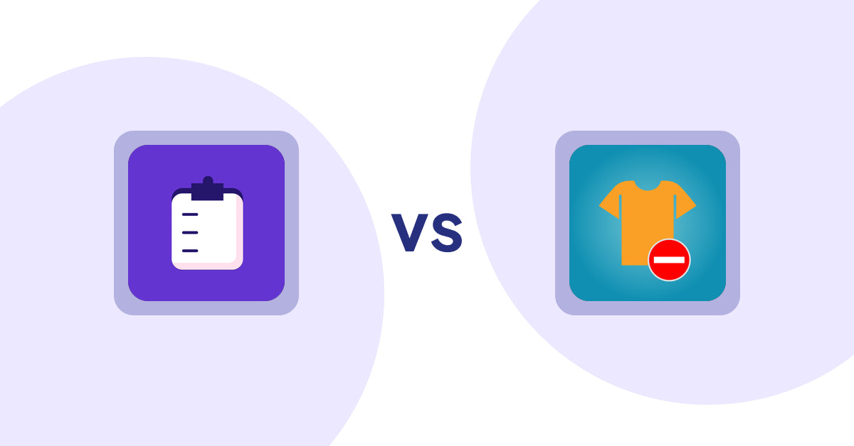Shopify Product Display Apps: WSH Order Form & ReOrder vs. Products Unavailable