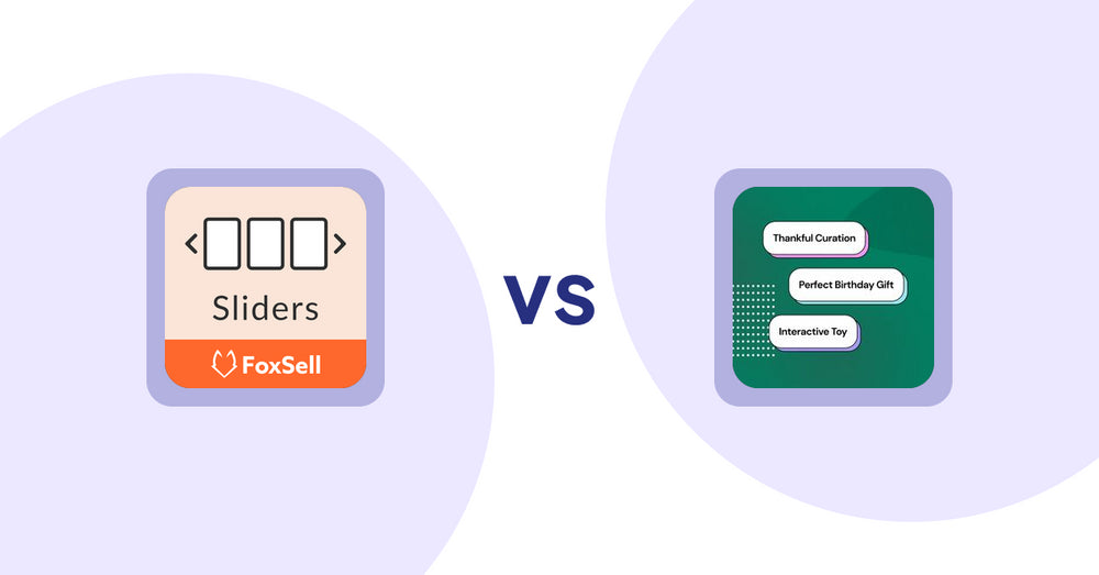 Shopify Product Display Apps: FoxSell Slider & Carousel vs FeatureFrame ‑ Pretty Product