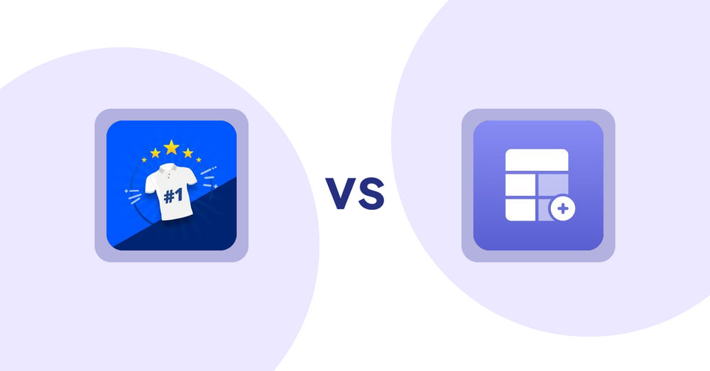 Shopify Product Display Apps: Popular Products on Your Store vs Eazy Specification Tags Table