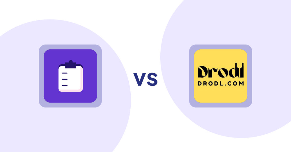 Shopify Product Display Apps: WSH Order Form & ReOrder vs Drodl: Hide SoldOut Products
