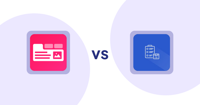 Shopify Product Display Apps: Tabs+ Product Descriptions vs Addify ‑ Products Table List