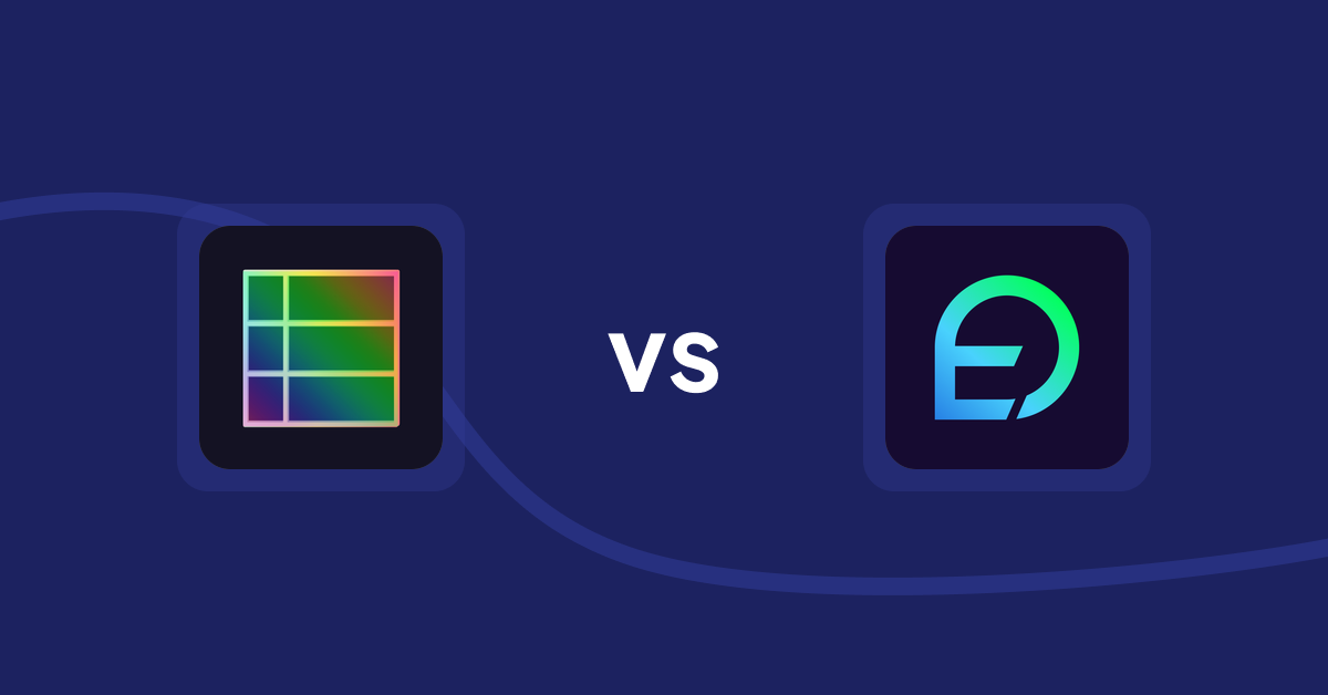 Shopify Product Display Apps: TableFlow Specification Table vs EasyDisplay: Product Showcase