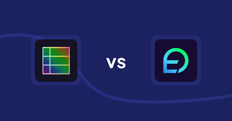 Shopify Product Display Apps: TableFlow Specification Table vs EasyDisplay: Product Showcase