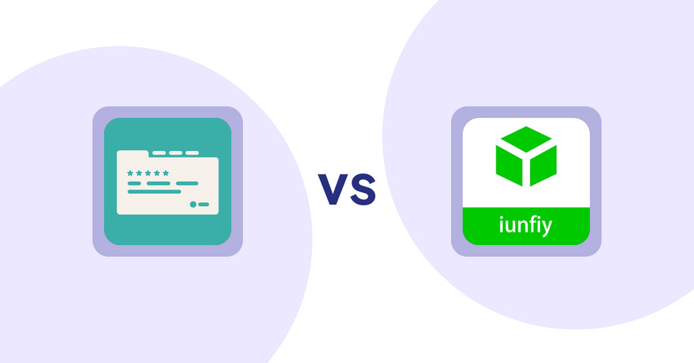 Shopify Product Display Apps: Smart Tabs ‑ Product Tabs vs iunfiy • Related Products