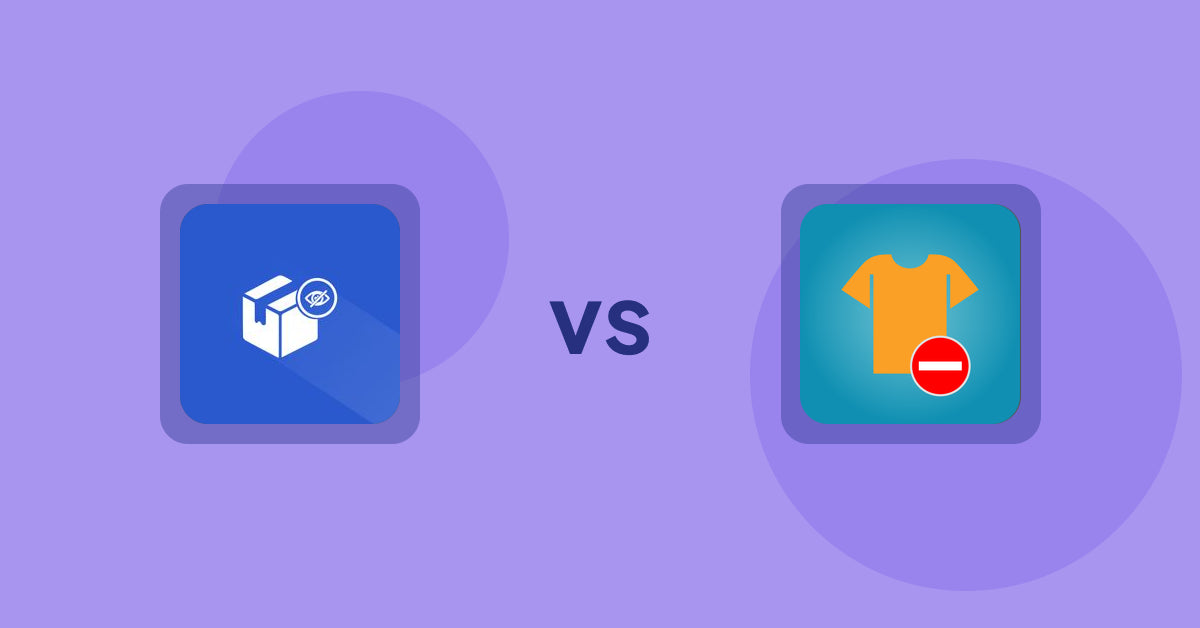 Shopify Product Display Apps: Addify ‑ Hide Products vs Products Unavailable