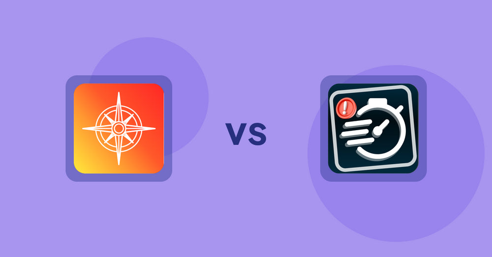 Shopify Product Display Apps: Compass Navigation vs Urgency! Low Stock Counter