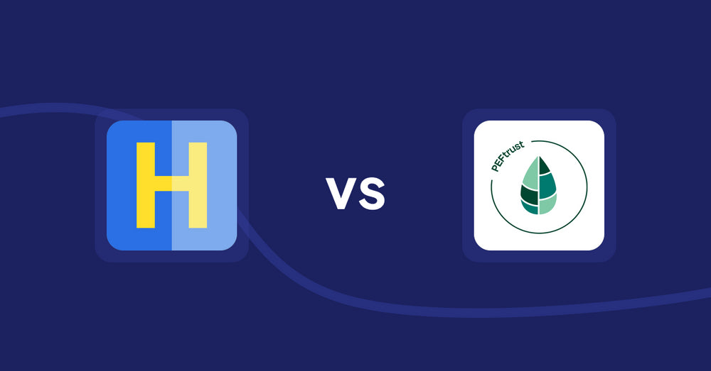 Shopify Product Display Apps: HiVar: Hide Sold Out Variants vs Peftrust