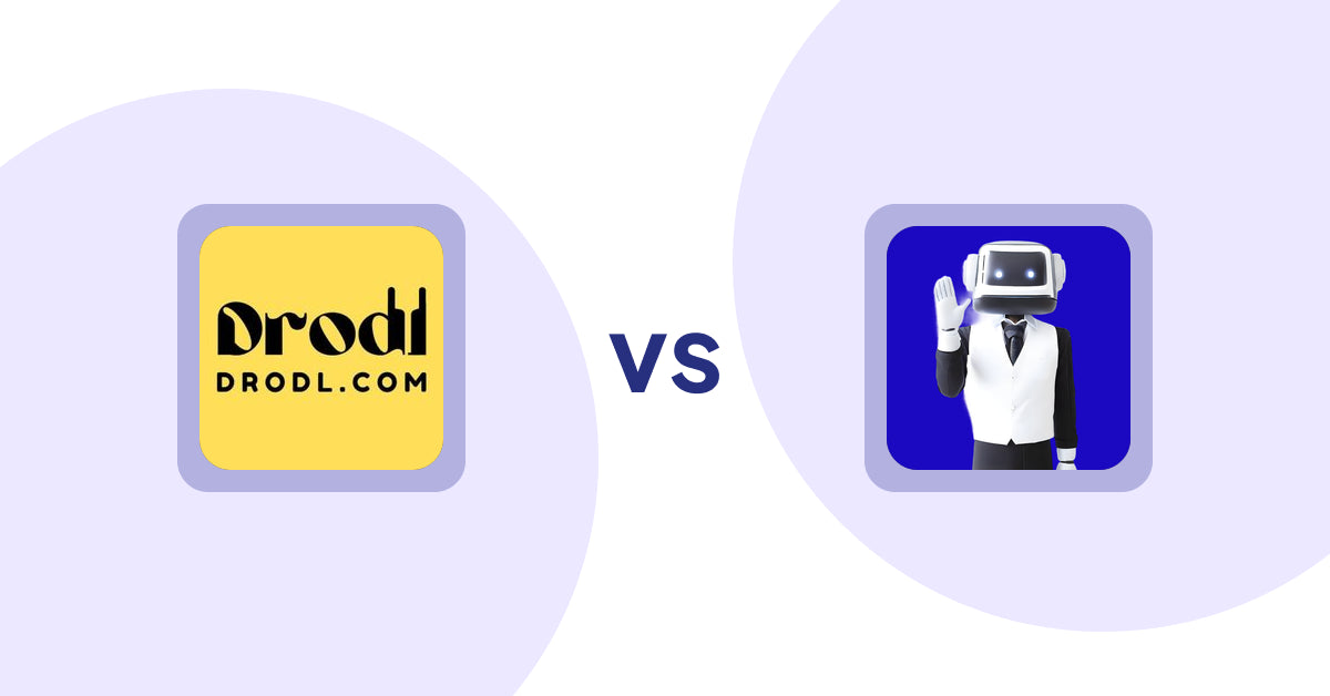 Shopify Product Display Apps: Drodl: Hide SoldOut Products vs ShopCierge — AI Sales Chatbot