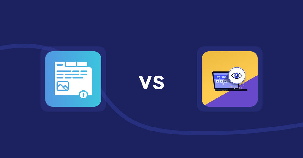 Shopify Product Display Apps: Advanced Product Tabs vs ReVisit‑Recent Viewed Products
