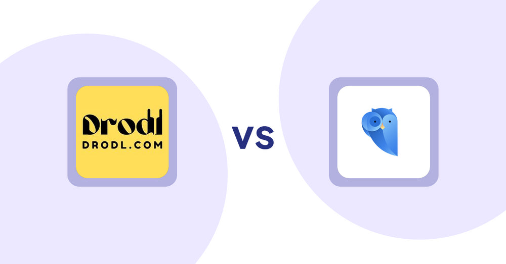 Shopify Product Display Apps: Drodl: Hide SoldOut Products vs Findify Search & Merchandise