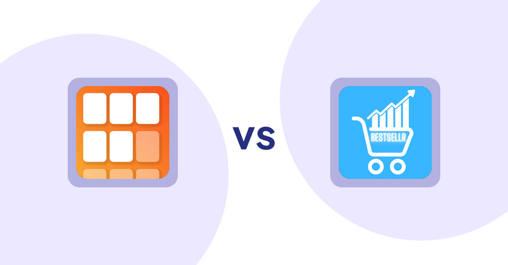 Shopify Product Display Apps: Scroll Bee ‑ Infinite Scroll vs Bestsellr