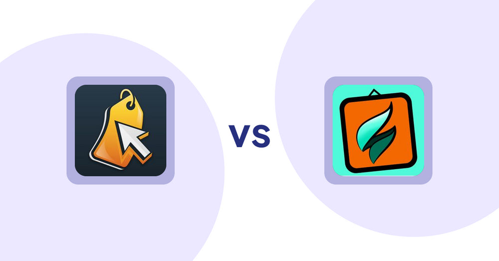 Shopify Product Display Apps: Iconic: Product Features vs SMART ‑ Art Product Builder