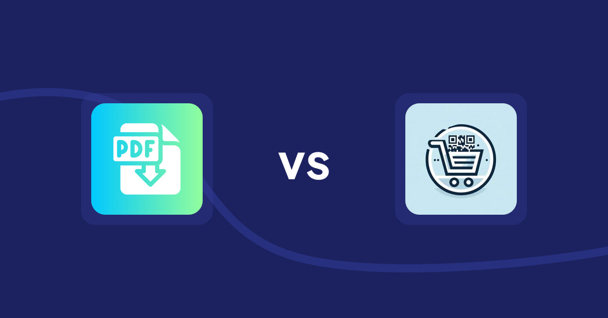 Shopify Product Display Apps: Hukify ‑ PDF Catalog Printer vs QR Cartify