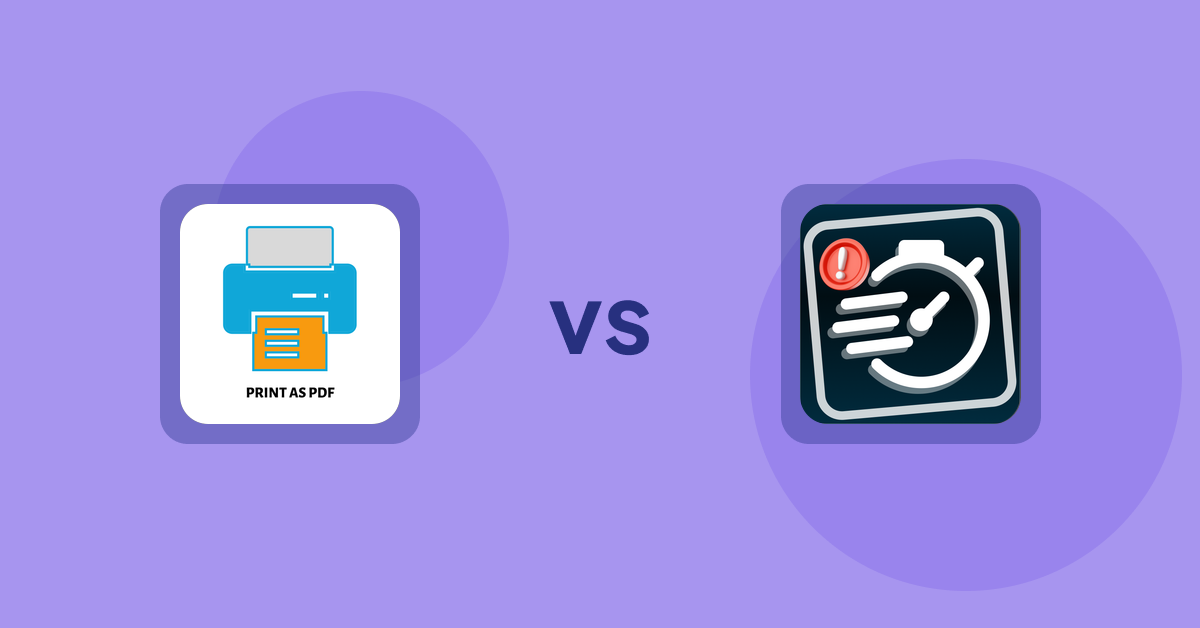 Shopify Product Display Apps: LitPDP ‑ Print as PDF vs. Urgency! Low Stock Counter