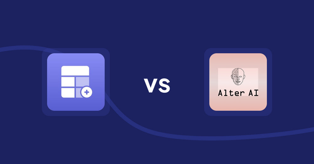 Shopify Product Display Apps: Eazy Specification Tags Table vs. Alter AI Virtual Try‑on