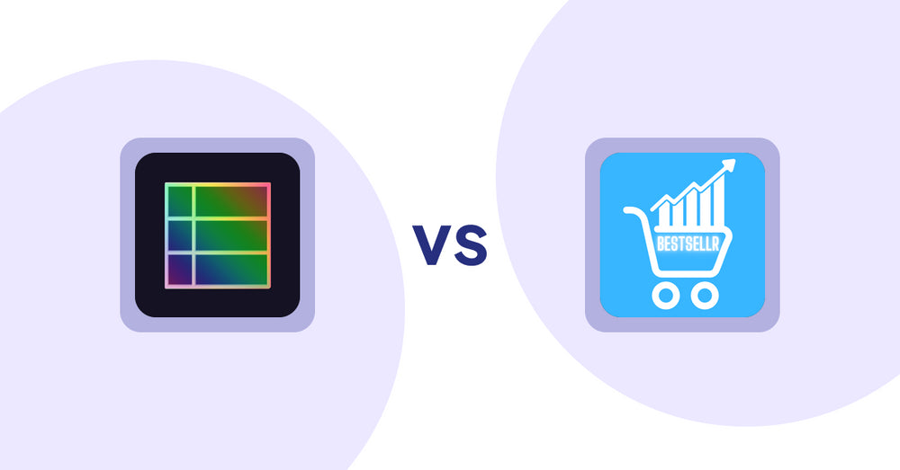Shopify Product Display Apps: TableFlow Specification Table vs Bestsellr