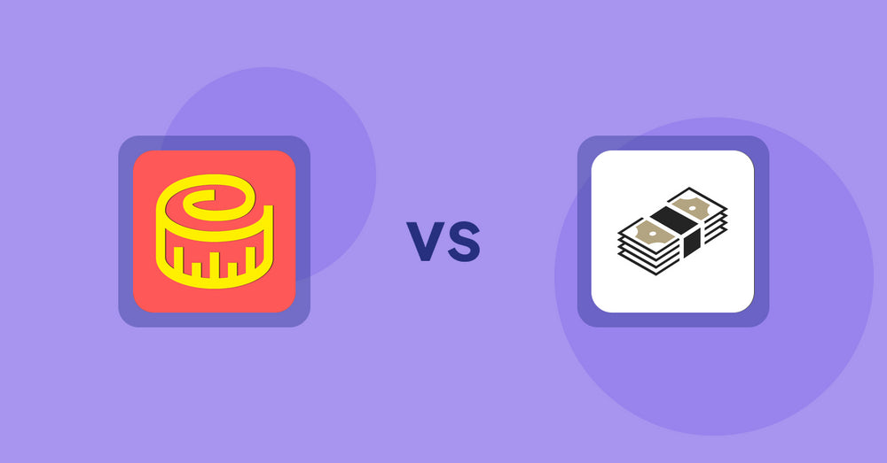 Shopify Product Display Apps: Snake Size Chart & Size Guide vs シンプルクラウドファンディング｜お手軽自社クラファン