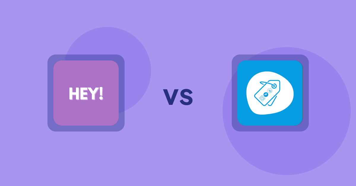 Shopify Product Display Apps: Hey! Product Page Banner & Text vs. Extendons Product Tag Images