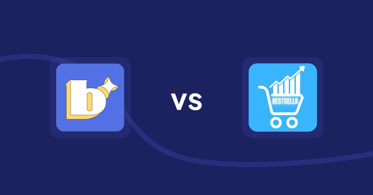 Shopify Product Display Apps: Because: CRO + Personalization vs Bestsellr