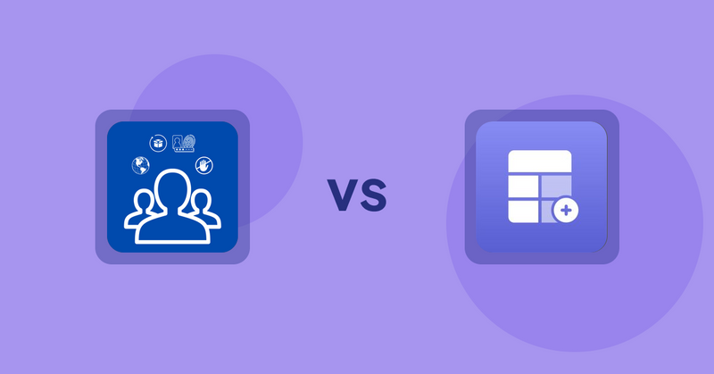 Shopify Product Display Apps: Customer's Products Manager vs Eazy Specification Tags Table