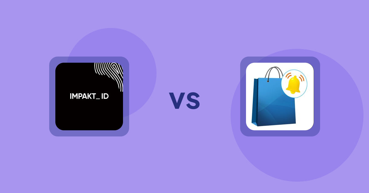 Shopify Product Display Apps: IMPAKT ID: fashion CO2 tracker vs CartBar ‑ Product Purchase Bar