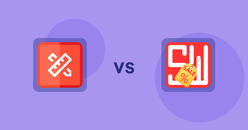 Shopify Product Display Apps: RT: Size Chart, Size Guide vs Super Watermarks ‑ Badges