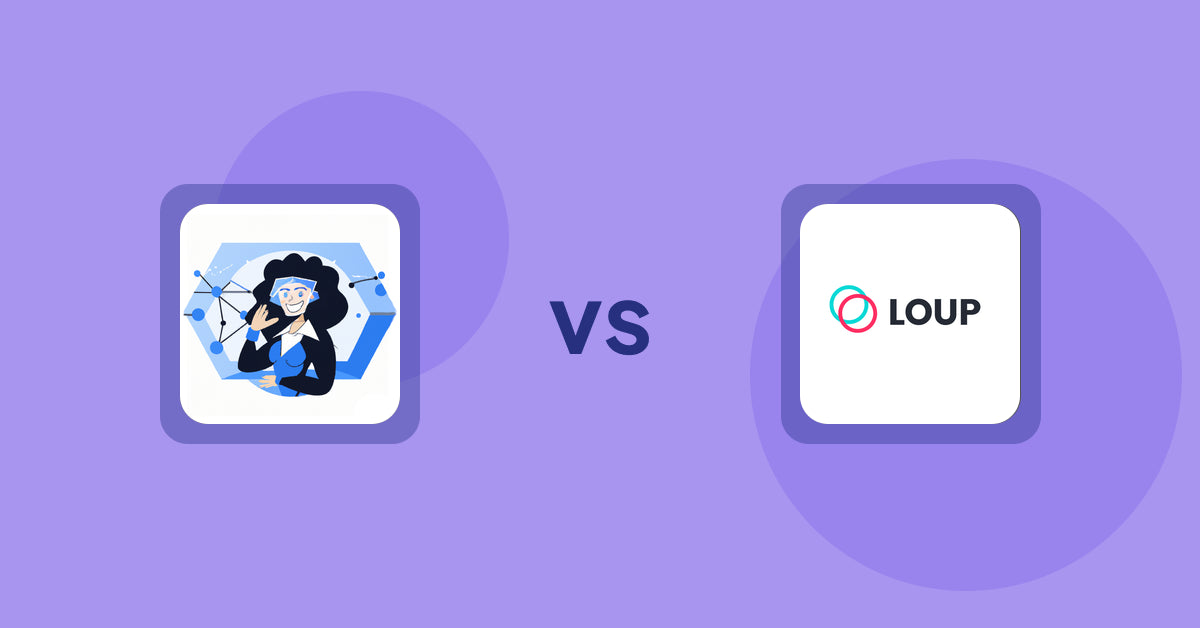 Shopify Product Display Apps: Eva AI: Optimize Descriptions vs Loup: Sell on Instagram