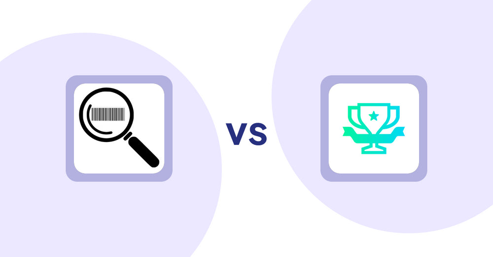 Shopify Product Display Apps: ScanZ ‑ Find and Import Easy vs らくらくランキング表示アプリ｜リテリア Ranking