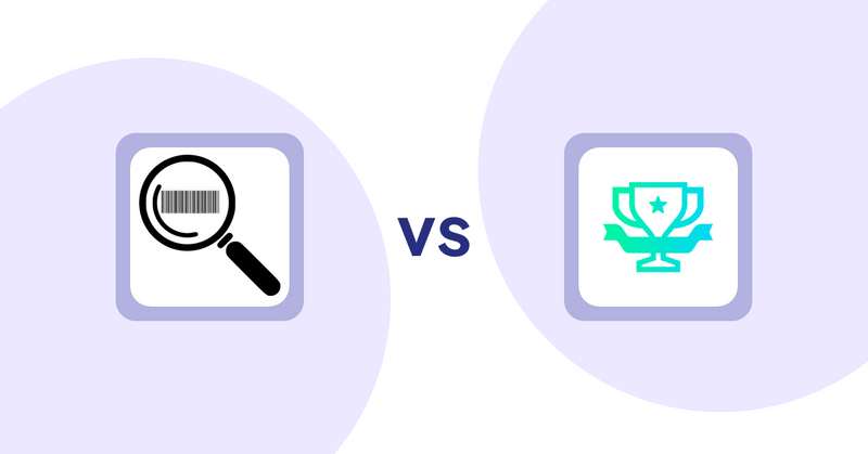 Shopify Product Display Apps: ScanZ ‑ Find and Import Easy vs らくらくランキング表示アプリ｜リテリア Ranking