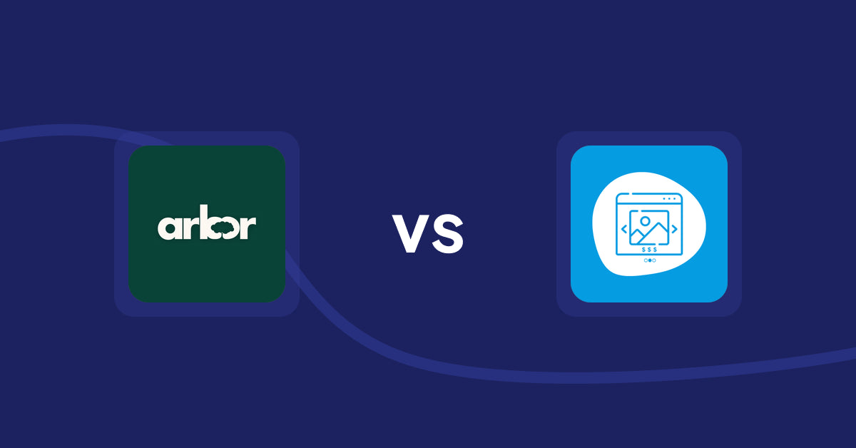 Shopify Product Display Apps: Arbor ― Carbon Transparency vs Quick Product Navigator Slide