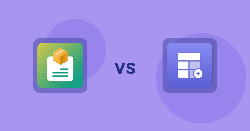 Shopify Product Display Apps: Product Descriptions by AMP vs Eazy Specification Tags Table