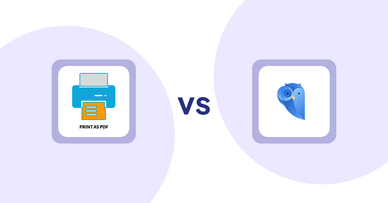 Shopify Product Display Apps: LitPDP ‑ Print as PDF vs Findify Search & Merchandise