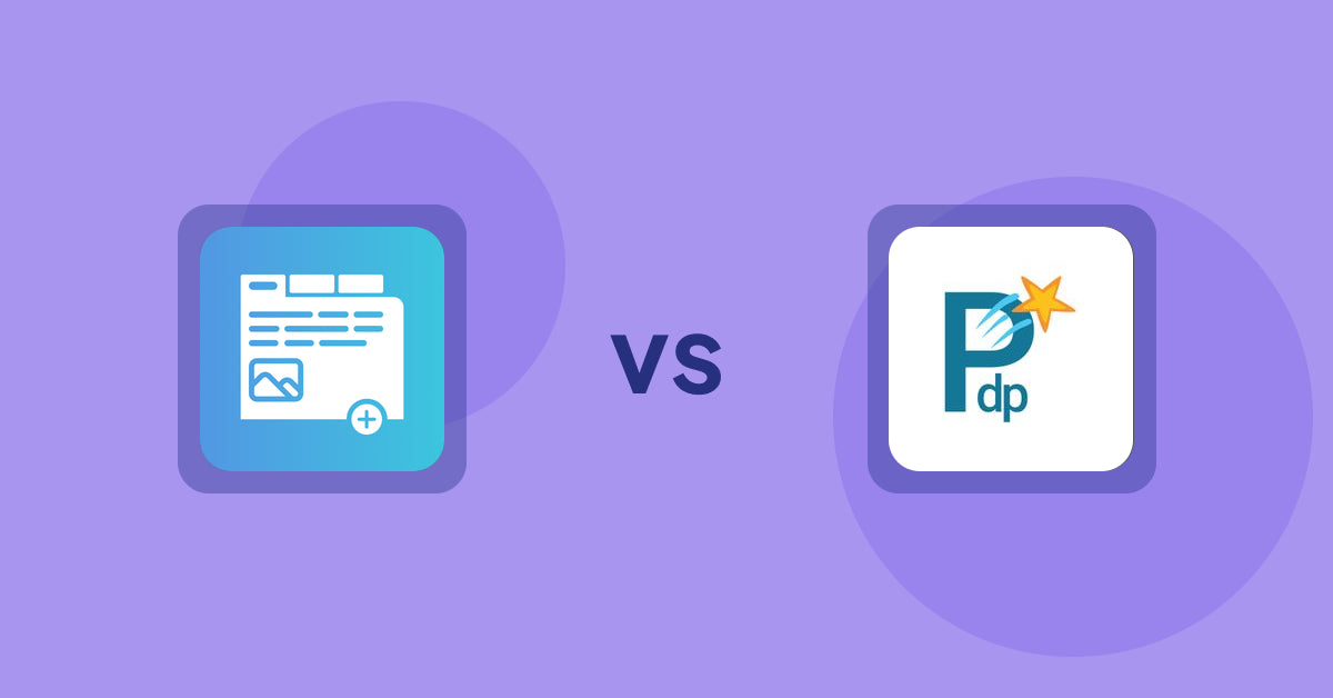 Shopify Product Display Apps: Advanced Product Tabs vs. PDP Star