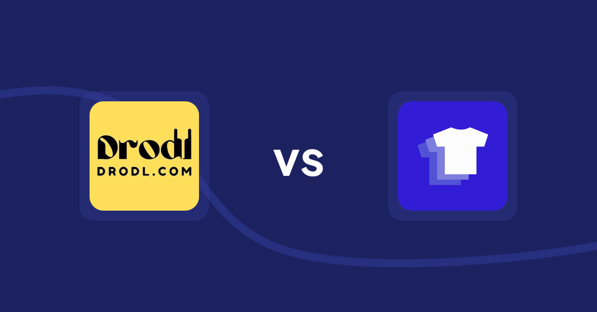 Shopify Product Display Apps: Drodl: Hide SoldOut Products vs. Xpander