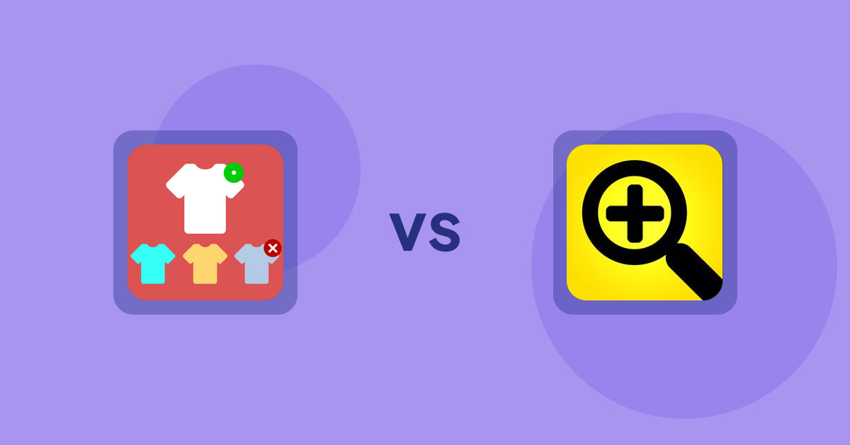 Shopify Product Display Apps: ST: Product & Collection Sort vs Fast View: Fastest Quick View