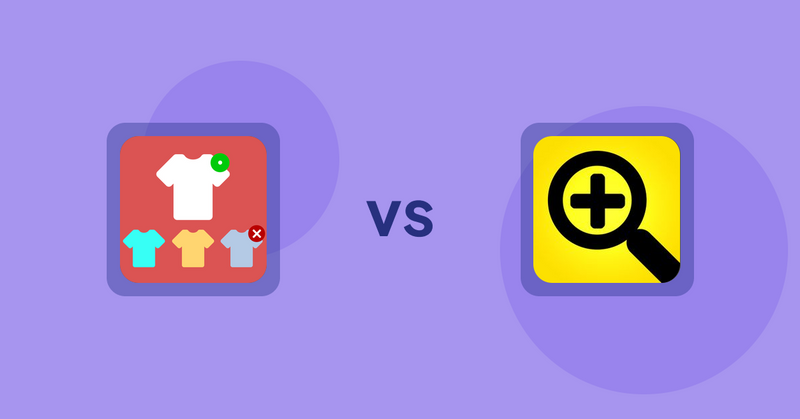 Shopify Product Display Apps: ST: Product & Collection Sort vs Fast View: Fastest Quick View