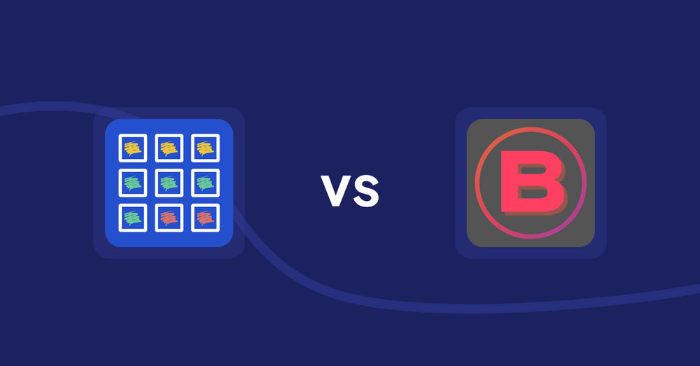 Shopify Product Display Apps: Pixc: Visual Merchandising vs Banter Stories