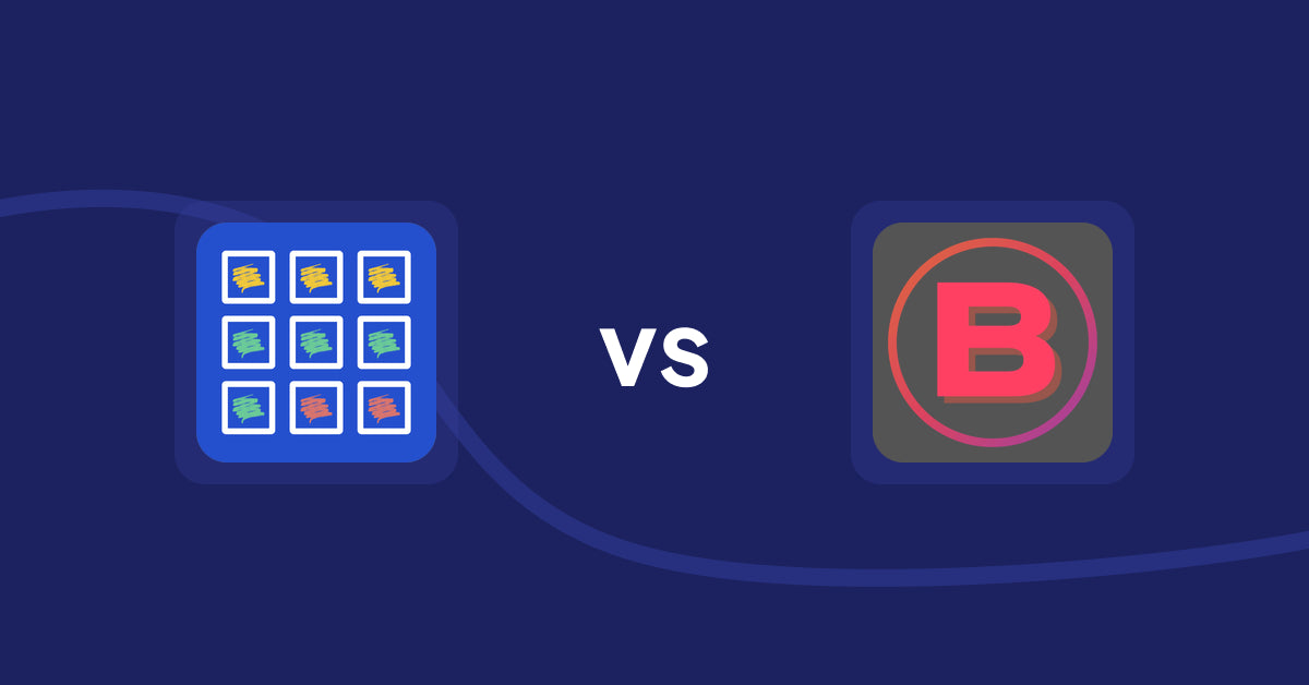 Shopify Product Display Apps: Pixc: Visual Merchandising vs Banter Stories