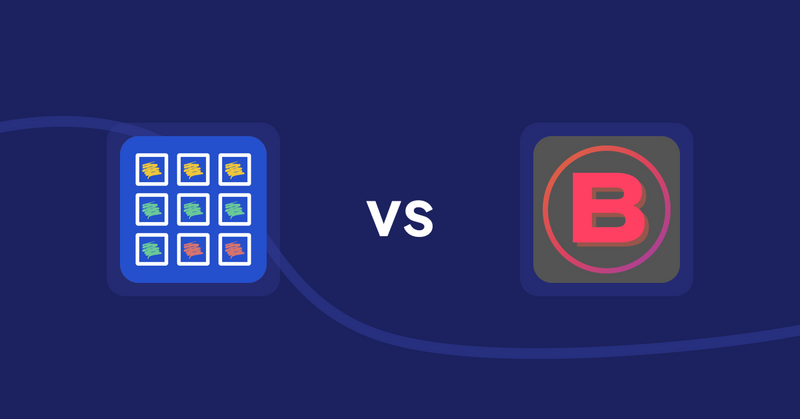 Shopify Product Display Apps: Pixc: Visual Merchandising vs Banter Stories
