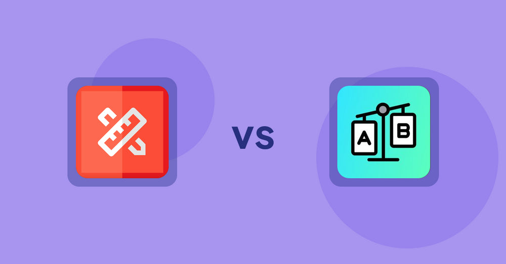 Shopify Product Display Apps: RT: Size Chart, Size Guide vs Spec & Compare