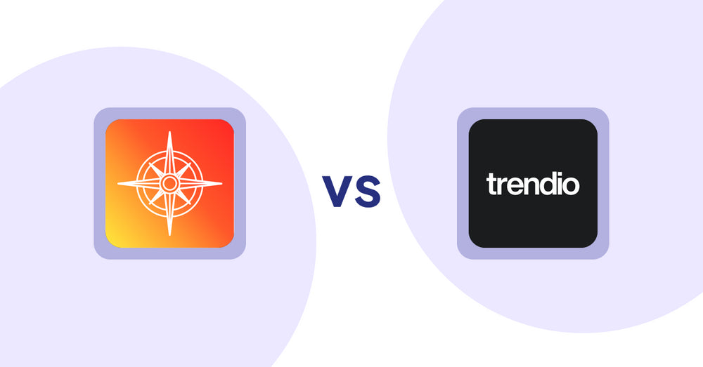 Shopify Product Display Apps: Compass Navigation vs Trendio