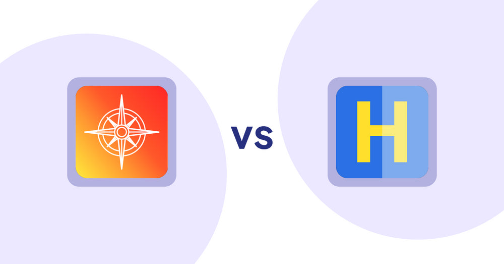 Shopify Product Display Apps: Compass Navigation vs HiVar: Hide Sold Out Variants