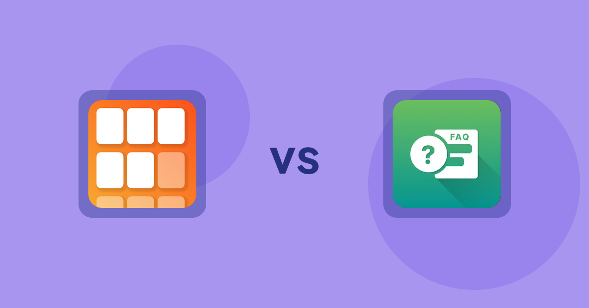 Shopify Product Display Apps: Scroll Bee ‑ Infinite Scroll vs FAQ Expert: Product FAQ